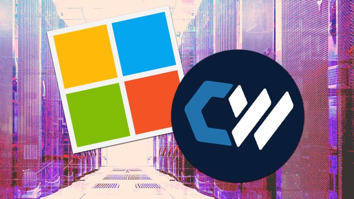 Microsoft s’éloigne de l’engagement de Coreweave avant son introduction en bourse de 35 milliards de dollars