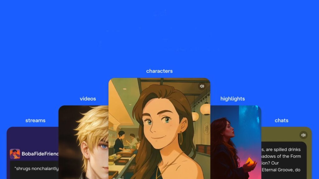 Personnage.ai ajoute un flux social à son application