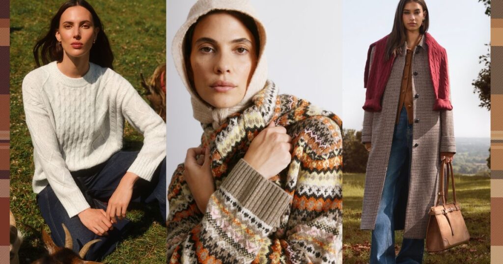 La mode patrimoniale est de retour – des achats inspirés de la garde-robe traître de Claudia Winkleman