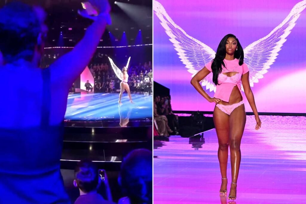 La mère d’Angel Reese réagit aux débuts du défilé Victoria’s Secret