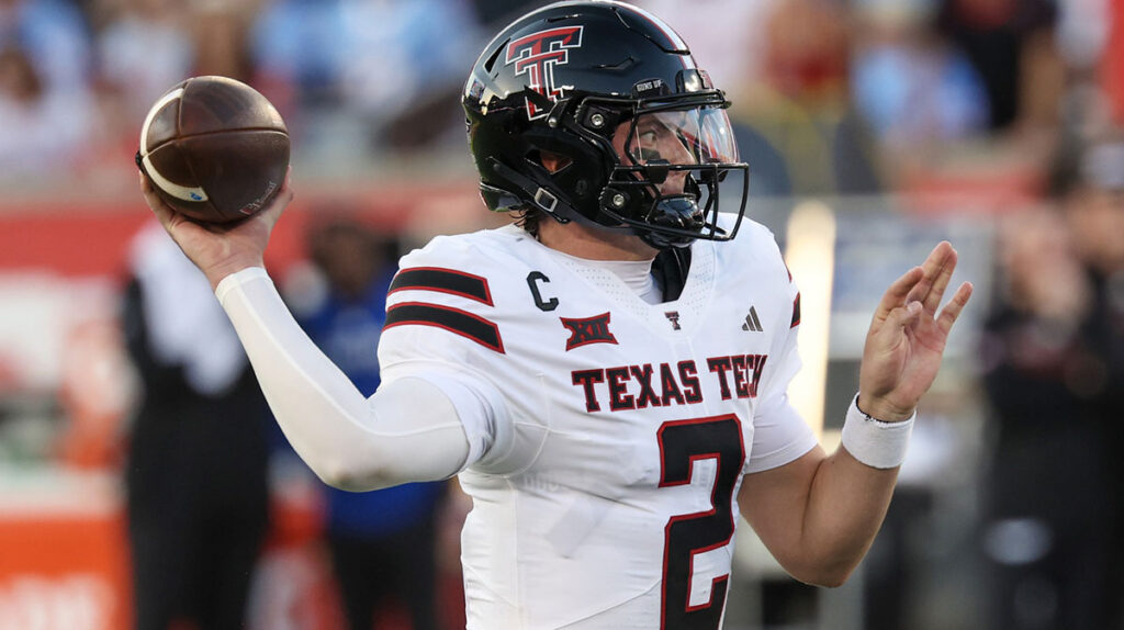 Texas Tech QB Behren Morton disponible pour le match contre l’Arizona State, avec une touche « d’urgence »