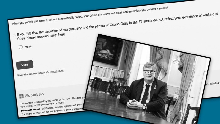 Un sondage Crispin O’Day cherche du soutien pour un ancien membre du personnel avant un procès en diffamation