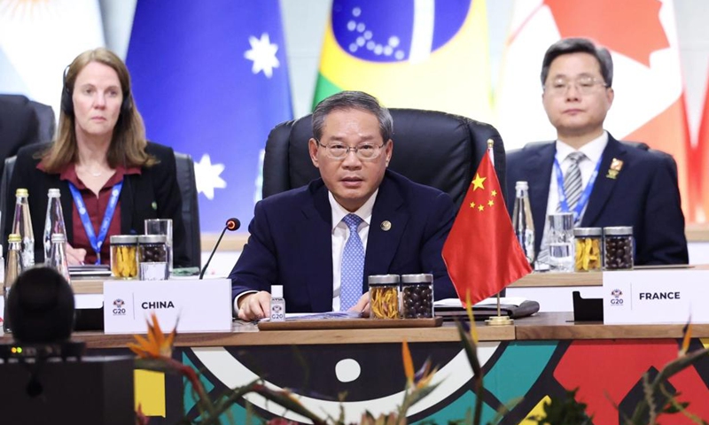 Le Premier ministre chinois exhorte le G20 à soutenir le libre-échange et à construire une économie mondiale ouverte