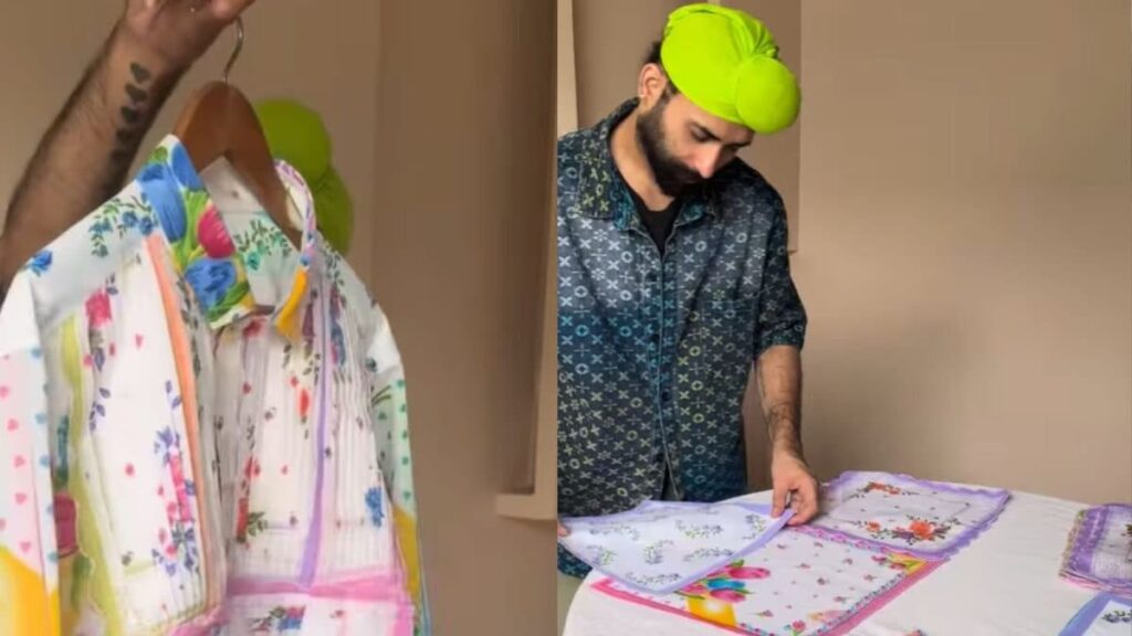 Un homme transforme des mouchoirs vintage en une déclaration de mode pour enfants des années 90 : « Cela va au-delà de la créativité » | Nouvelles virales
