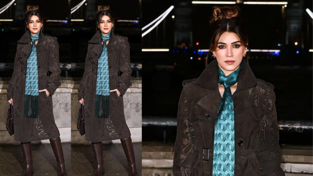 Regardez Kriti Sanon faire tourner les têtes dans un trench Burberry à la Fashion Week de Londres 2026 | Nouvelles de la mode