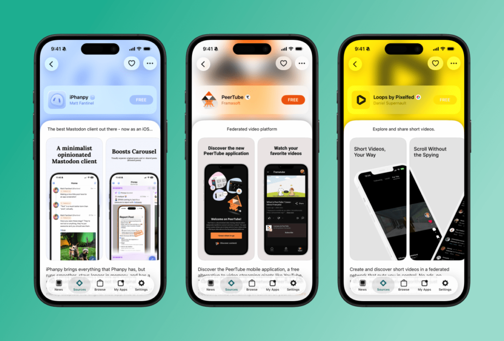 La boutique d’applications alternative AltStore PAL rejoint le fediverse