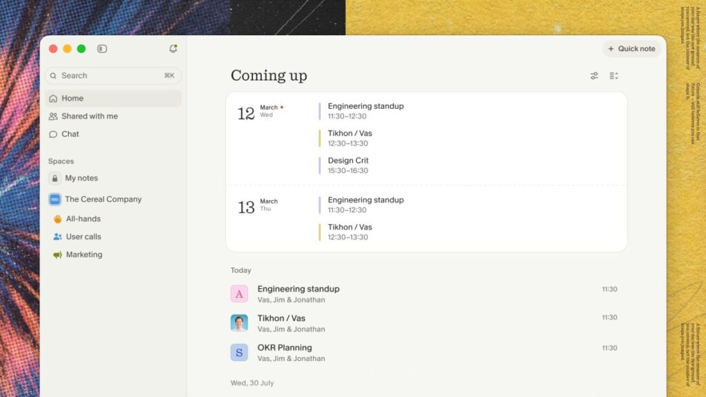 Granola lève 125 millions de dollars et atteint une valorisation de 1,5 milliard de dollars alors qu’elle passe du statut de preneur de notes de réunion à celui d’application d’IA d’entreprise