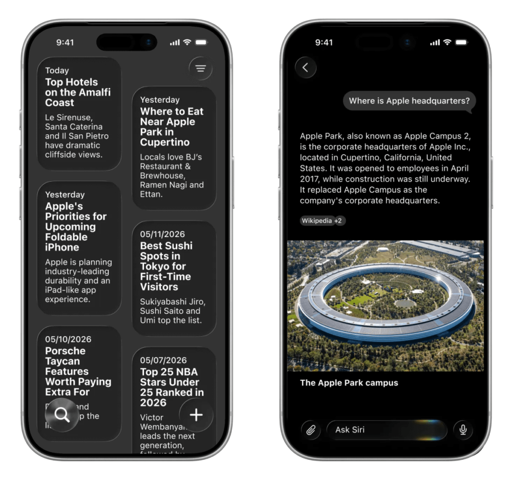 Un aperçu de la nouvelle application Siri révèle les plans d’Apple pour s’attaquer à ChatGPT et plus encore