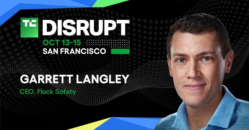 Regardez Garrett Langley, PDG de Flock Safety, discuter de l’avenir de la surveillance à TechCrunch Disrupt 2026